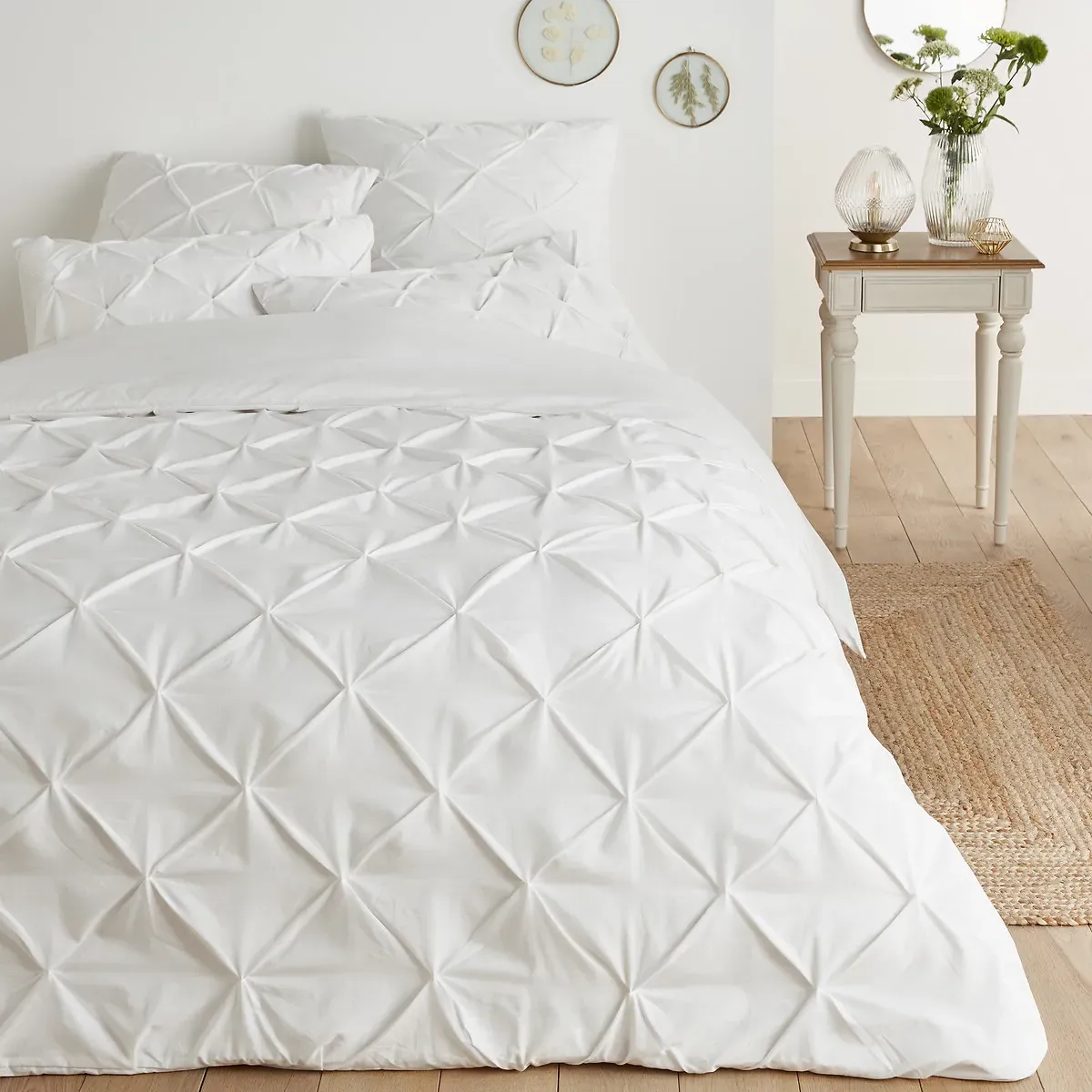 Origami Duvet Cover - White, Polycotton product