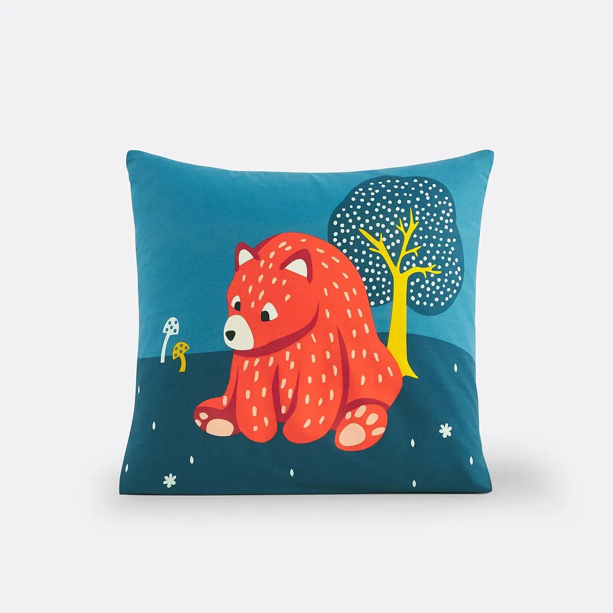 Orsi Animal Cotton Pillowcase - Midnight Blue product