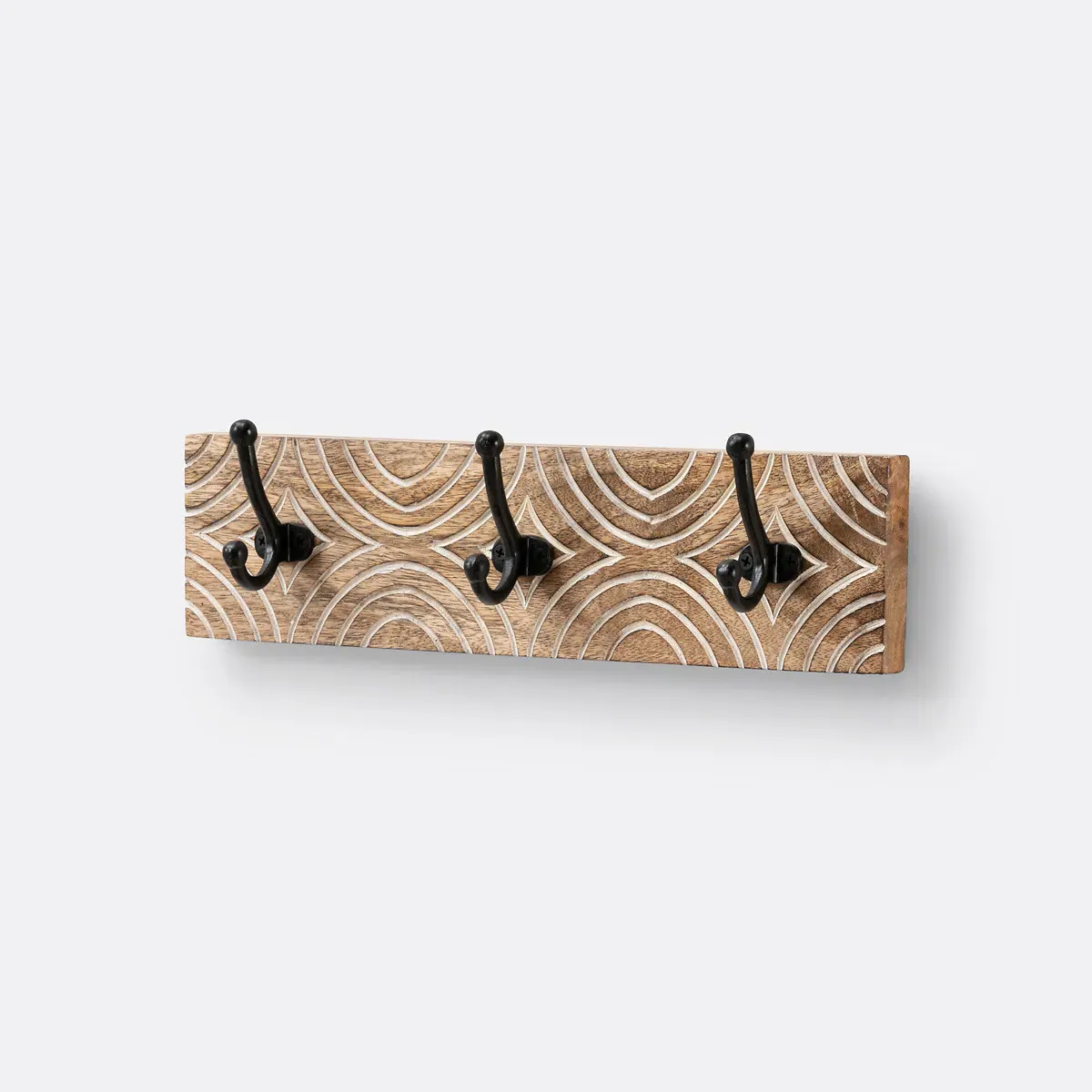 Pianna Wall Hooks - Dark Wood, Mango Wood product