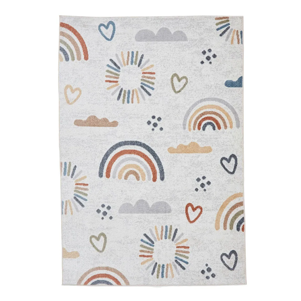 Washable Rainbow Rug - Multi-Coloured, Recycled Polyester product