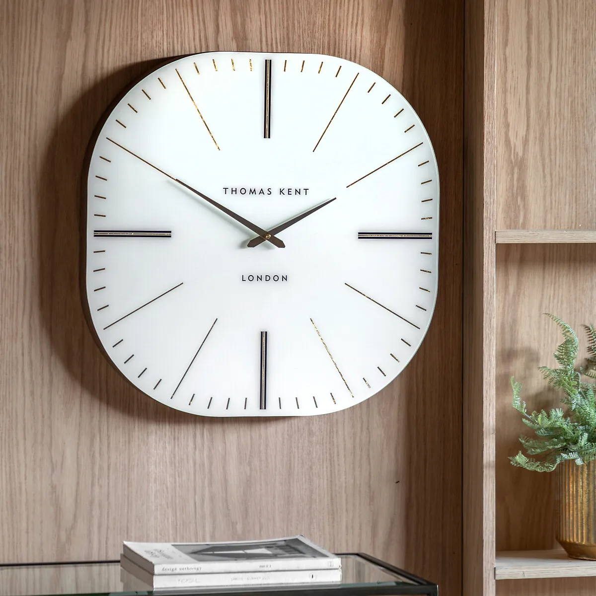 Greenwich Large Wall Clock - White, MDF product