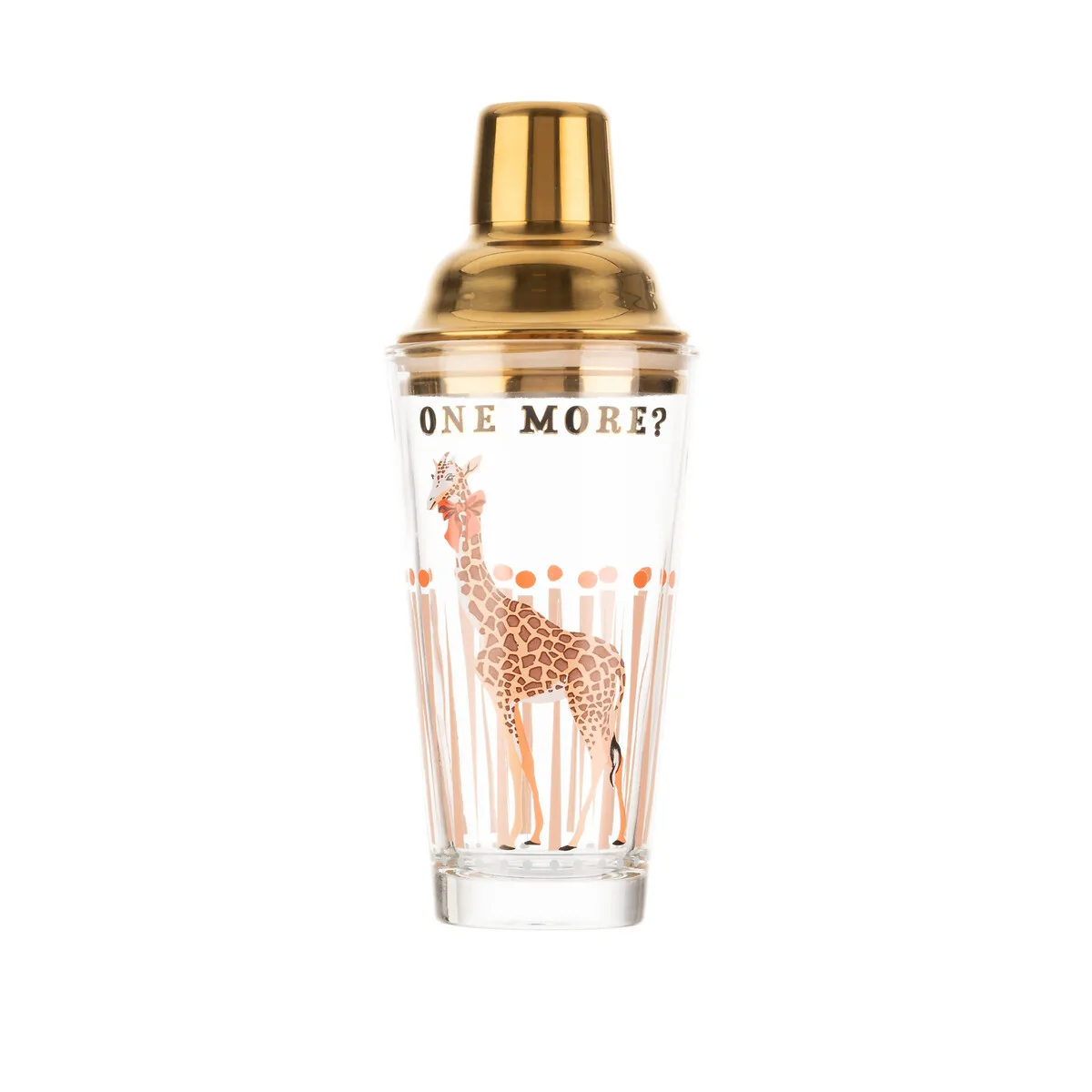 Giraffe One More Cocktail Shaker - Transparent alternate view