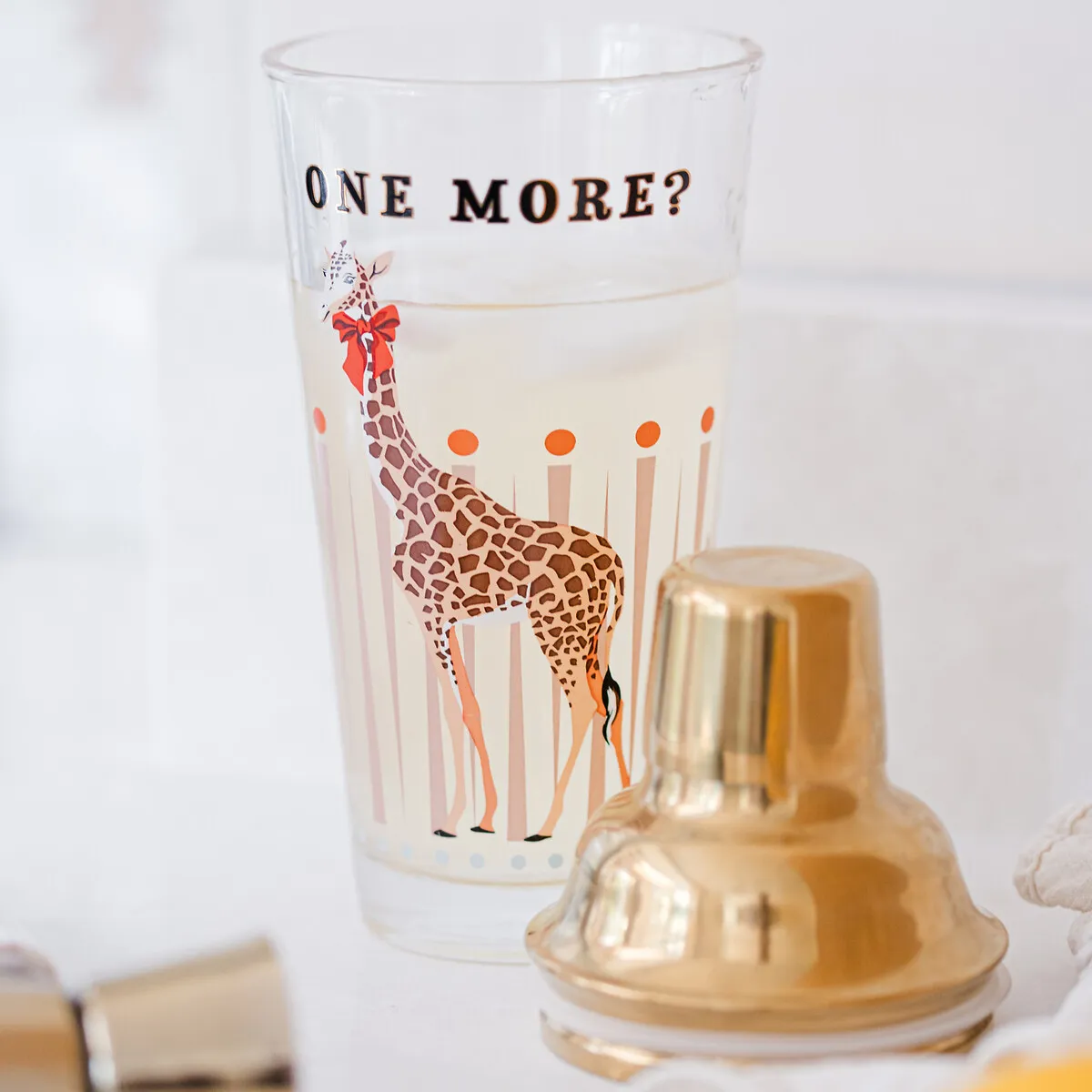 Giraffe One More Cocktail Shaker - Transparent product