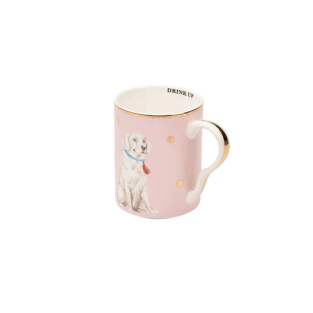 Yvonne Ellen Labrador Mug - Pink, Fine Bone China product