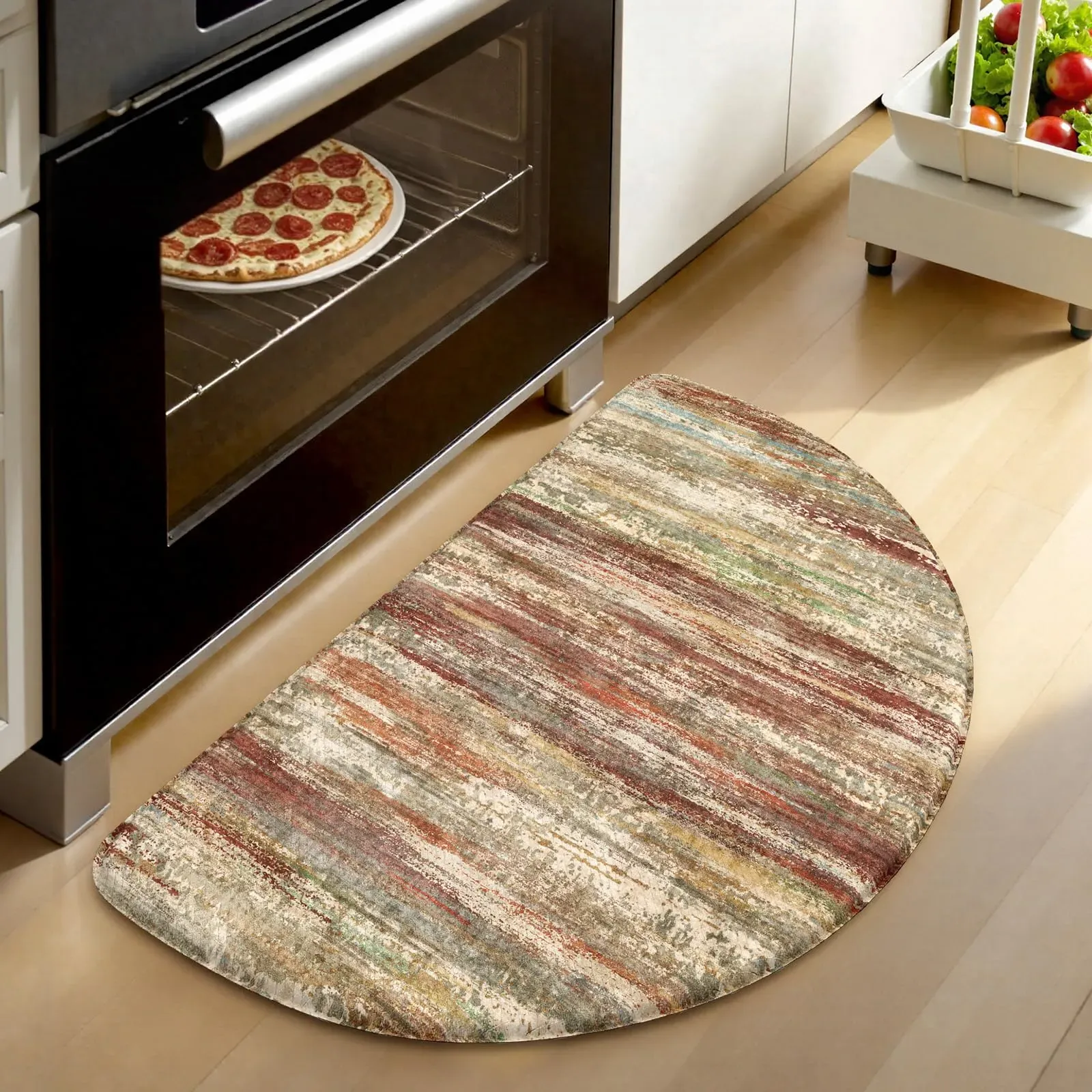 Anti-Fatigue Kitchen Mat Set of 2 Non-Slip - Tan, PVC product