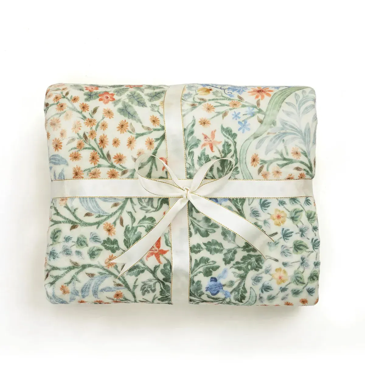 Elarin Floral Throw Blanket - Green, Flannel product