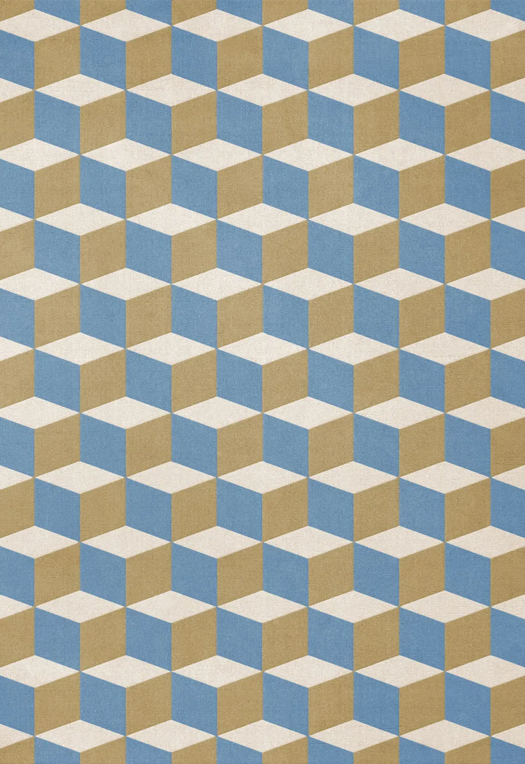 10 Year Collection Illusions Rug - Blue Sandstone, Wool product