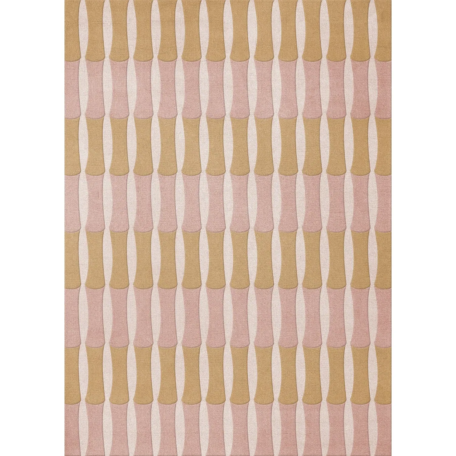 Alice Crawley Bamboo Forest Rose Rug - Multicolor, Wool product