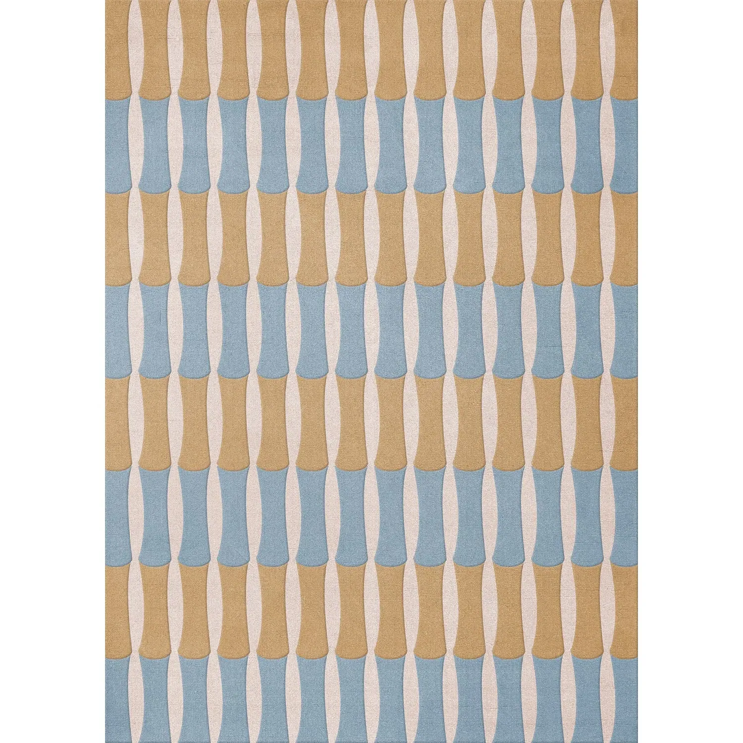 Alice Crawley Bamboo Forest Rug - Blue, Wool product