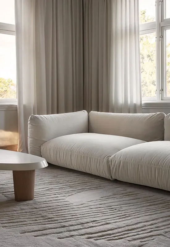 Artisan Guild Francis Rug - Pearl, New Zealand Wool alternate view