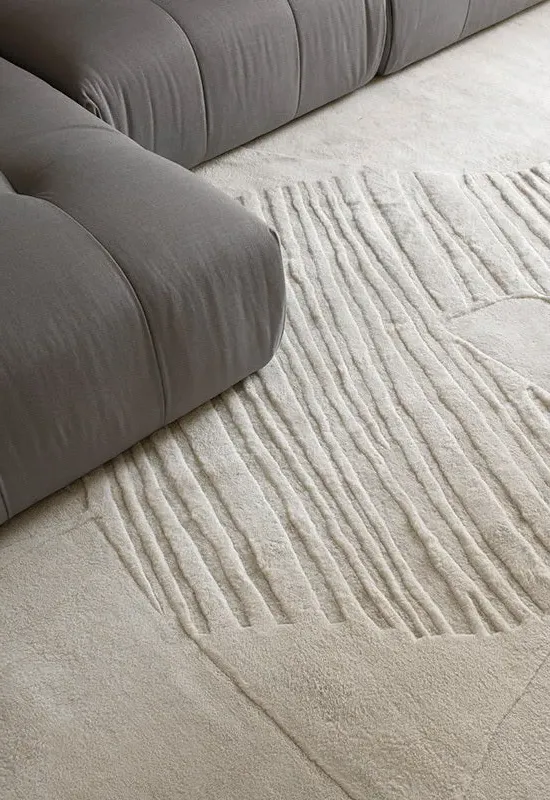 Artisan Guild Rug - Bone White, New Zealand Wool alternate view