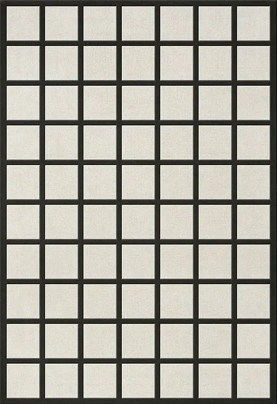 Avenue Checked Rug - Bone White, Wool alternate view