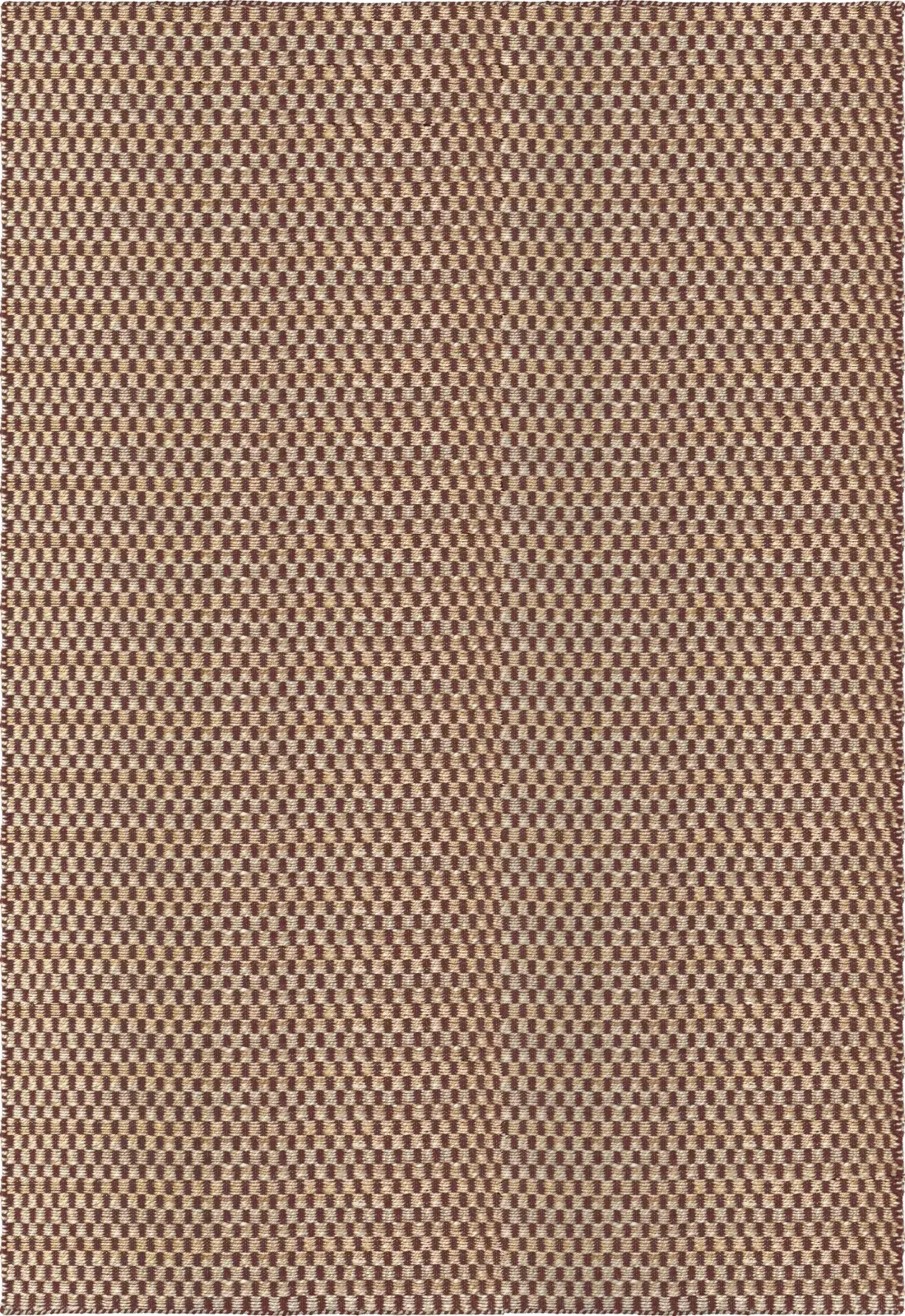 Barley Hand-Woven Runner Rug - Burgundy, Jute & Wool product