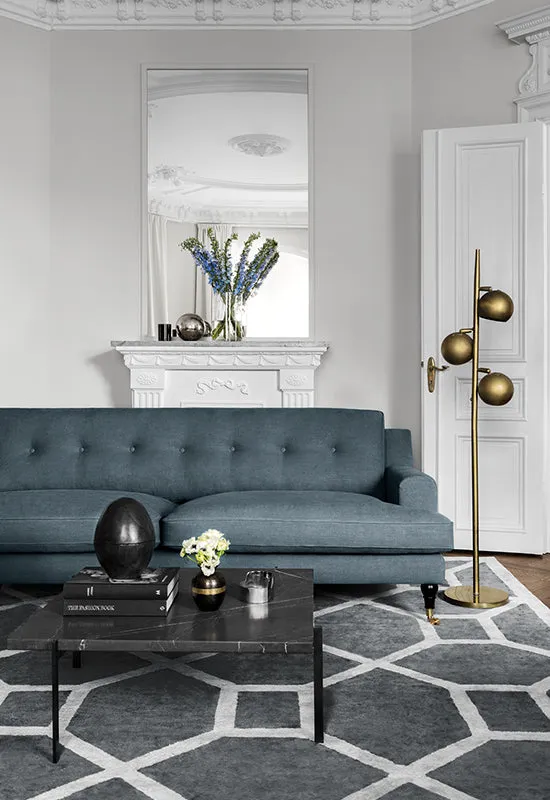 Entrance Medium Area Rug - Elephant Gray, Viscose alternate view