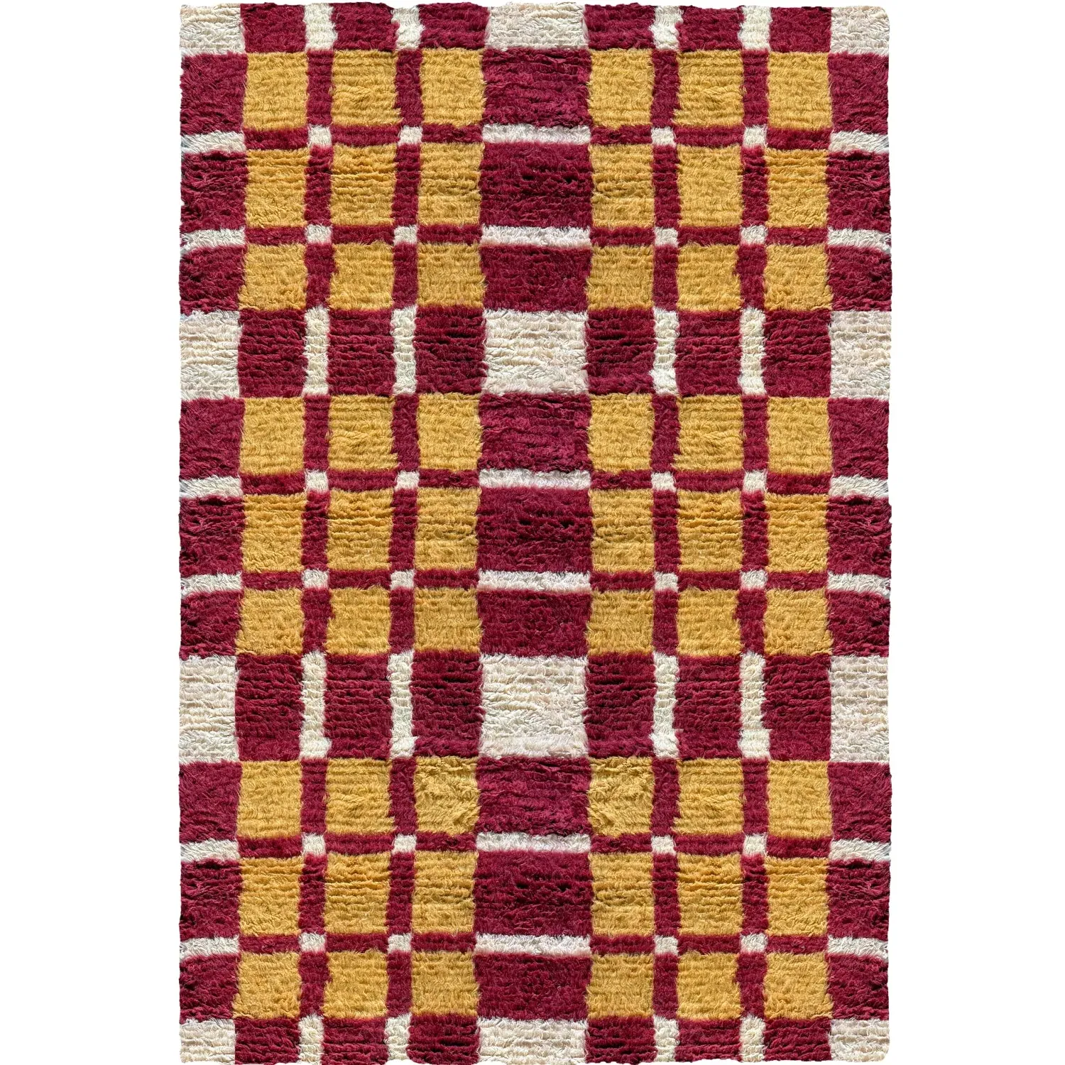 Evelina Kroon Currant Bush Shaggy Rug - New Zealand Wool product