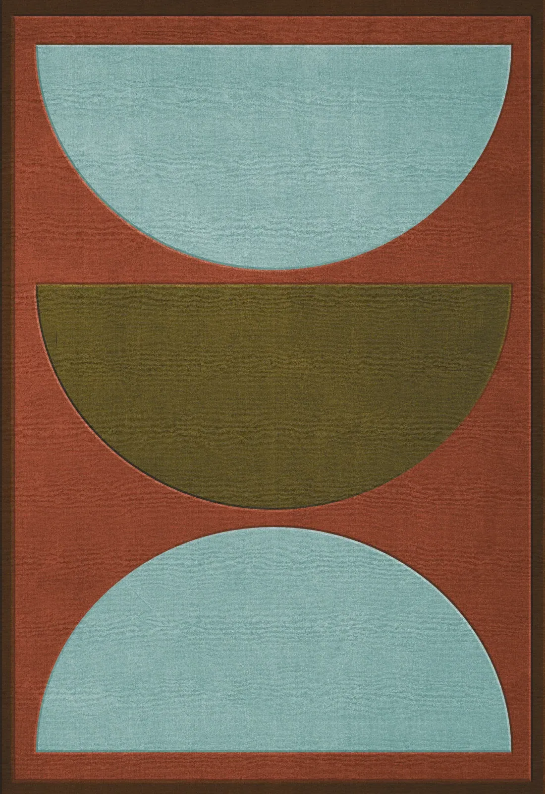 Gio Coppa Canella Rug - Brown, Blue, Green, Wool alternate view