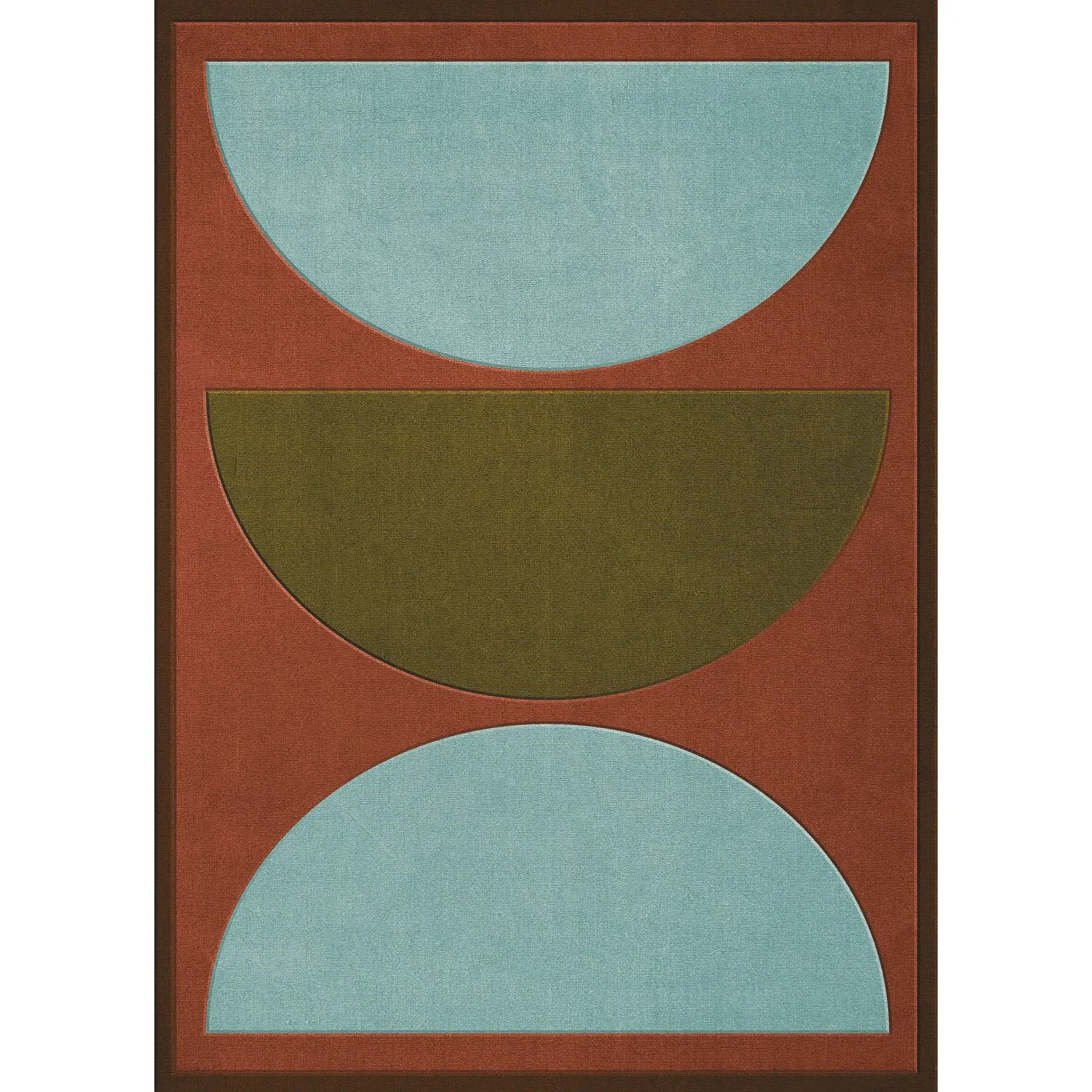 Gio Coppa Canella Rug - Brown, Blue, Green, Wool product