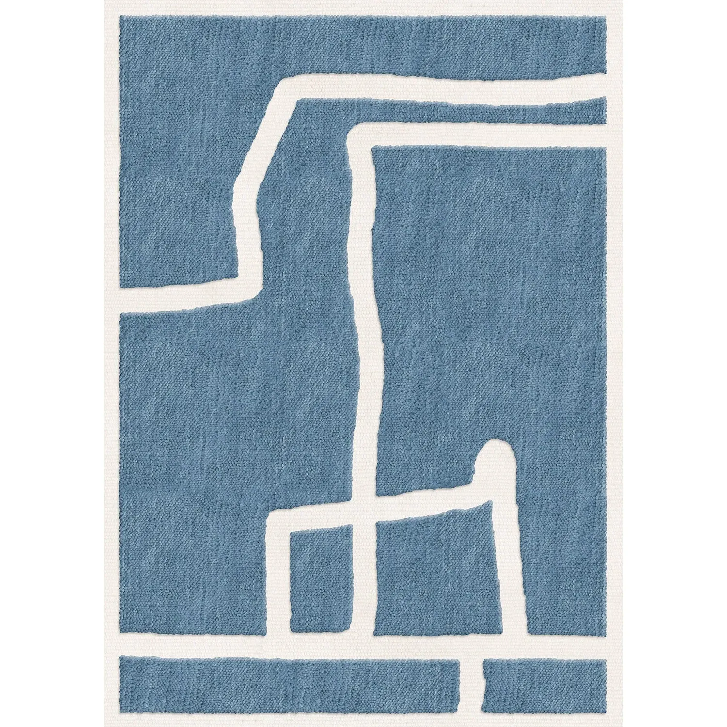 Gotland Klint Rug - Cornflower Blue, Wool product