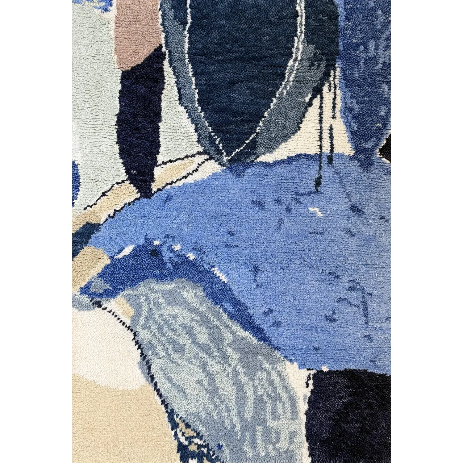Heather Chontos Blue Lake Rug - Blue, New Zealand Wool product