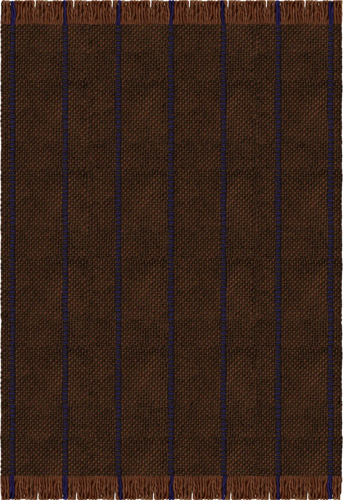 Massproductions Cord Rug - Brown, Wool alternate view