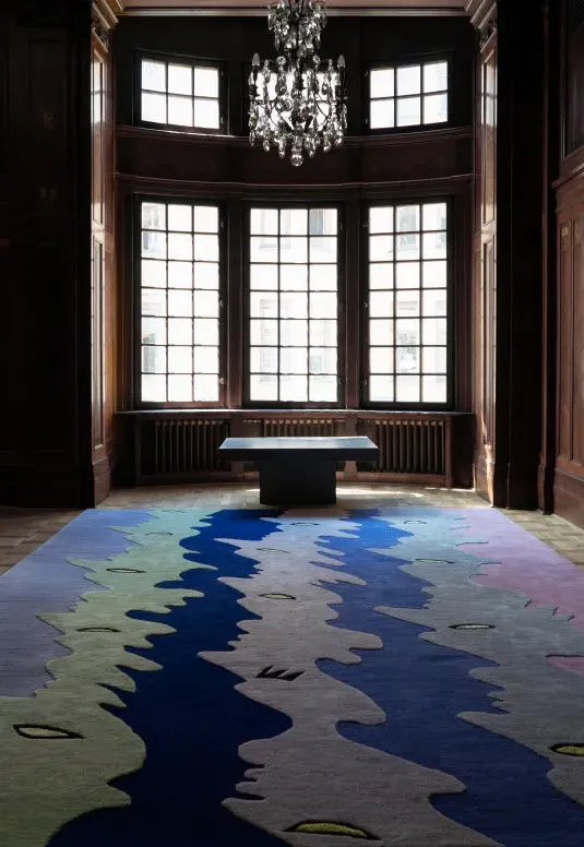 Opera Goers Rug - Wool, Tencel alternate view