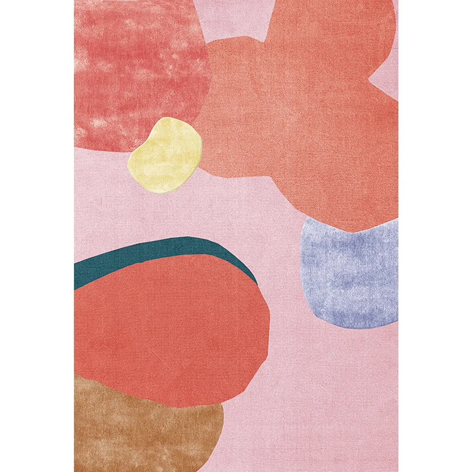 Poppykalas Flower Field Rug - Multicolor, Wool Tencel product