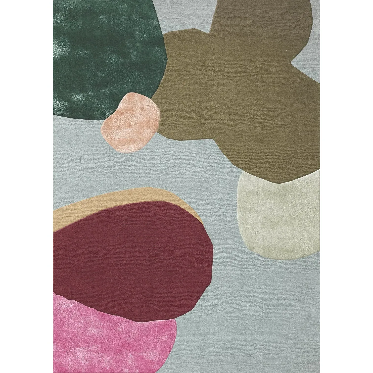 Poppykalas Sleeping Flower Rug - Multicolor, Wool Tencel product