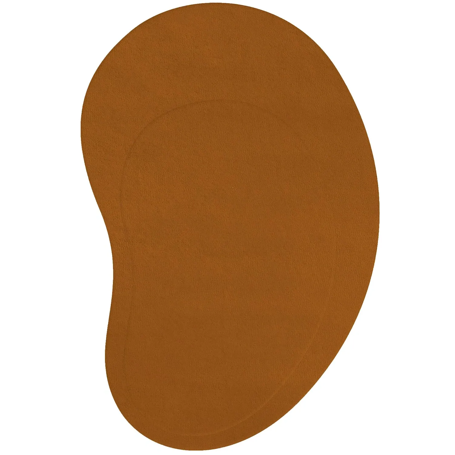 Residue Oval Hand-Tufted Rug - Dark Ochre, Wool product