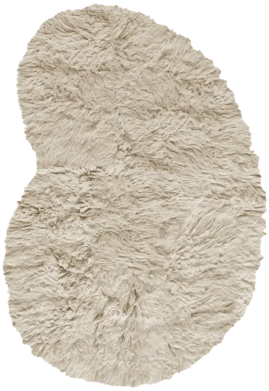 Residue Shaggy Rug - Oatmeal, New Zealand Wool alternate view