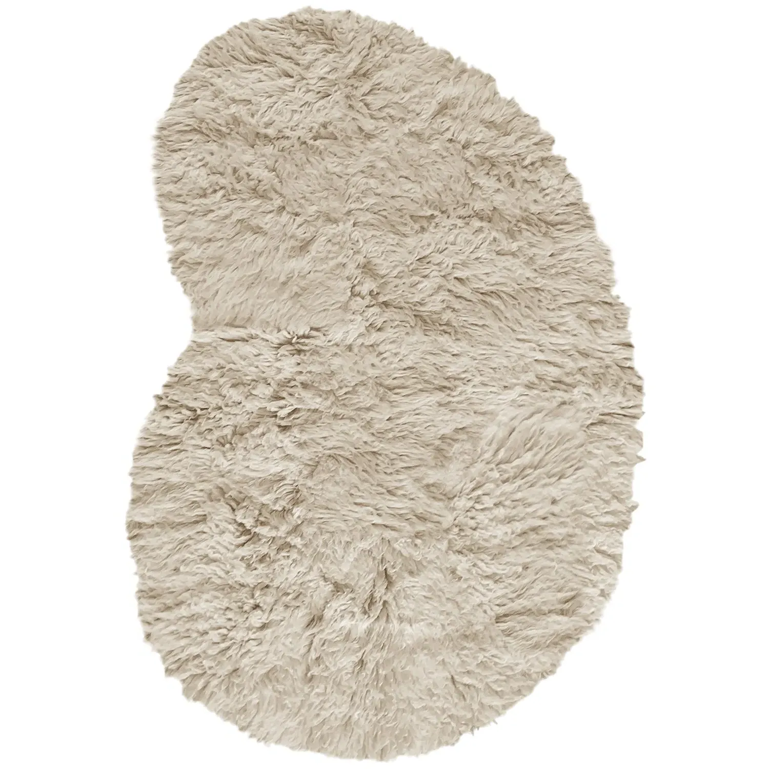 Residue Shaggy Rug - Oatmeal, New Zealand Wool product