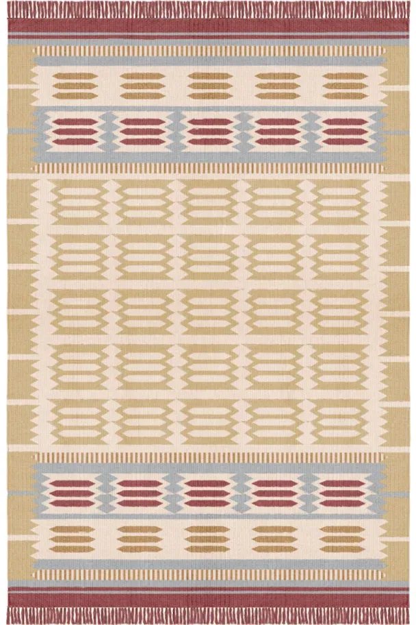 Rollakan Hilma Meadow Rug - Yellow, Wool product