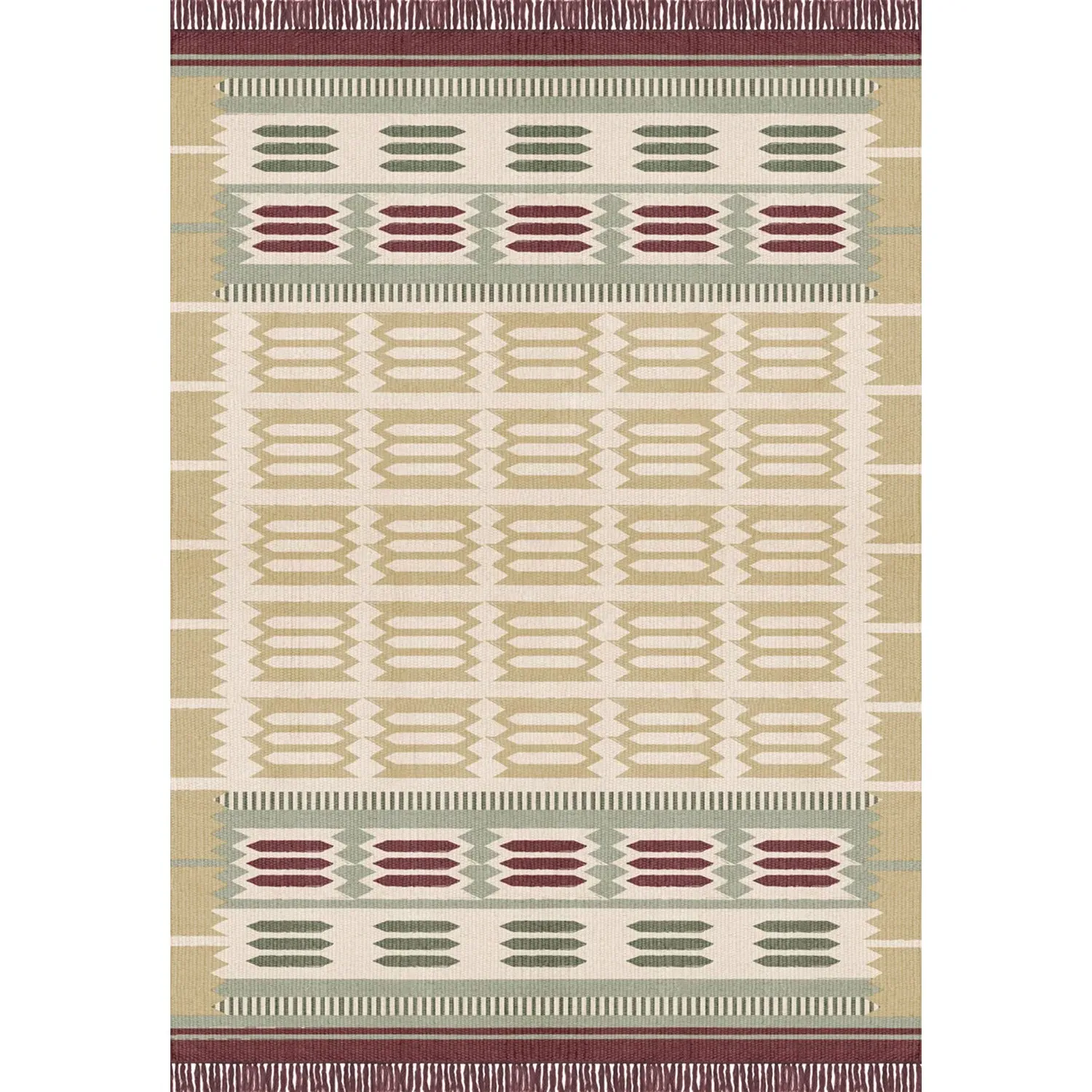 Rollakan Hilma Primrose Rug 75x240 - Yellow, Wool product