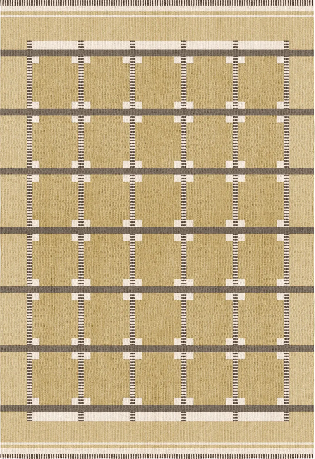 Rollakan Ruth Runner Rug - Harvest Yellow, Wool product