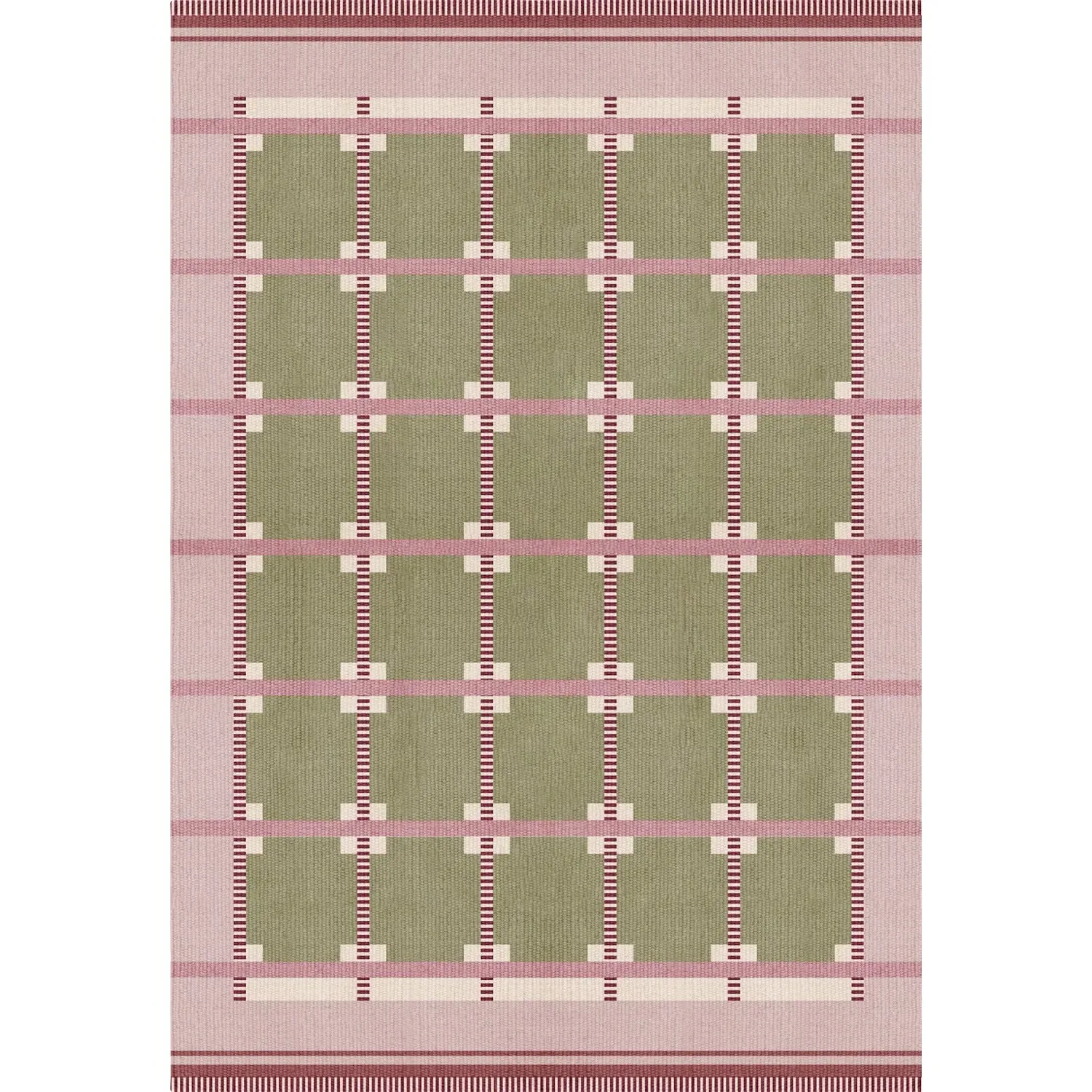 Rollakan Ruth Spring Grass Rug - Green, Wool product