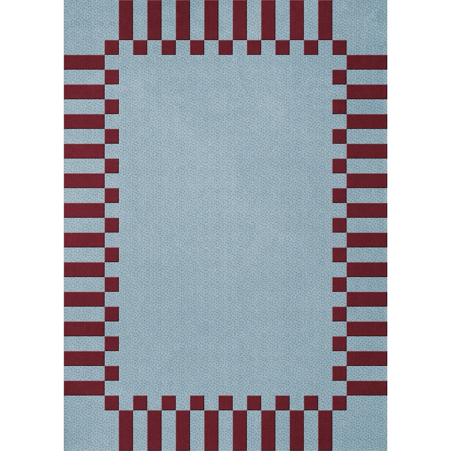 Teklan Frame Mullberry Sky Rug 140x200 - Multicolor, Wool product