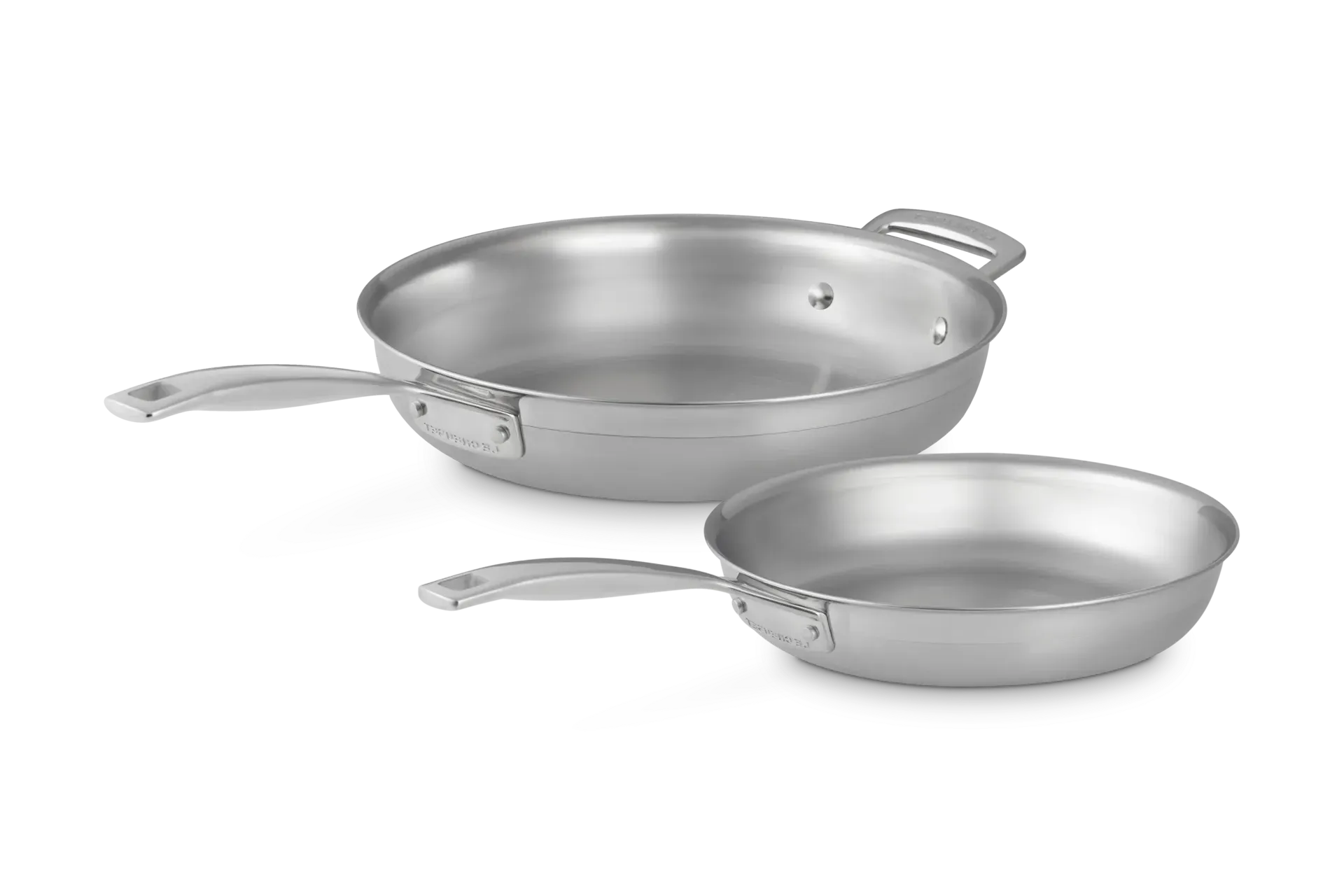 3-Ply Stainless Steel 2-Piece Frying Pan Set (24-28cm) product