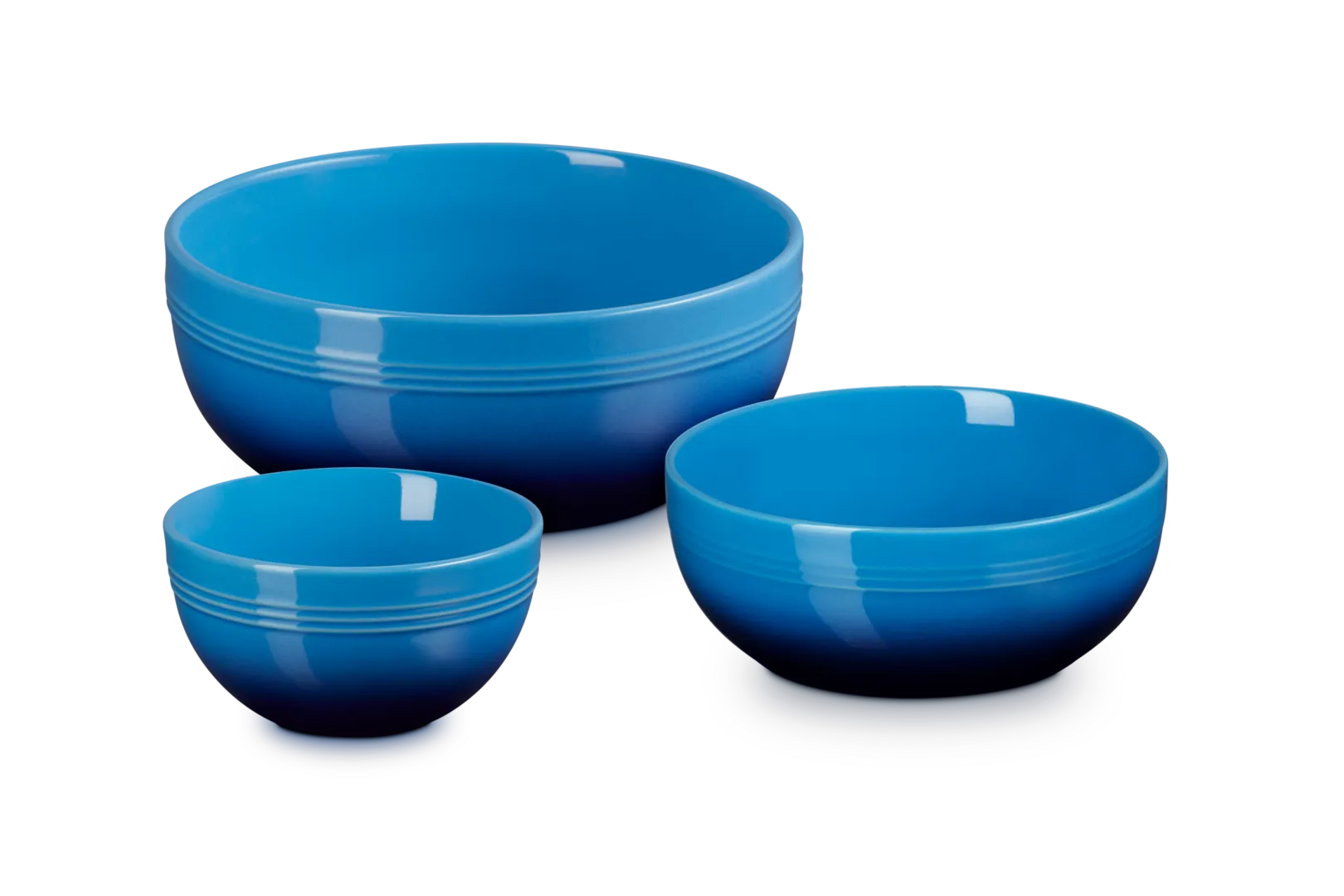 Coupe 3-Piece Serving Bowl Set - Stoneware by Le Creuset