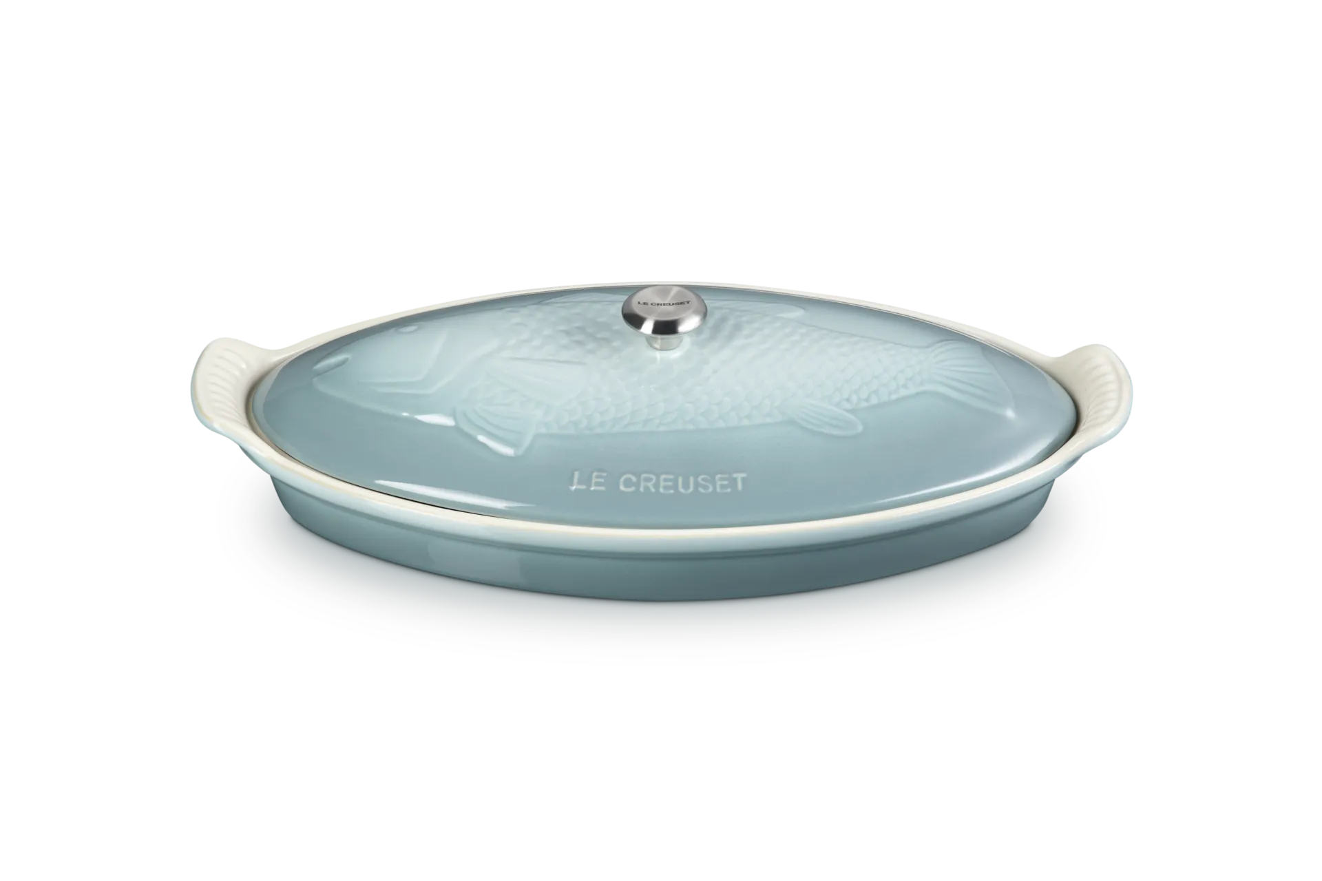 Heritage Stoneware Fish Baker with Lid by Le Creuset