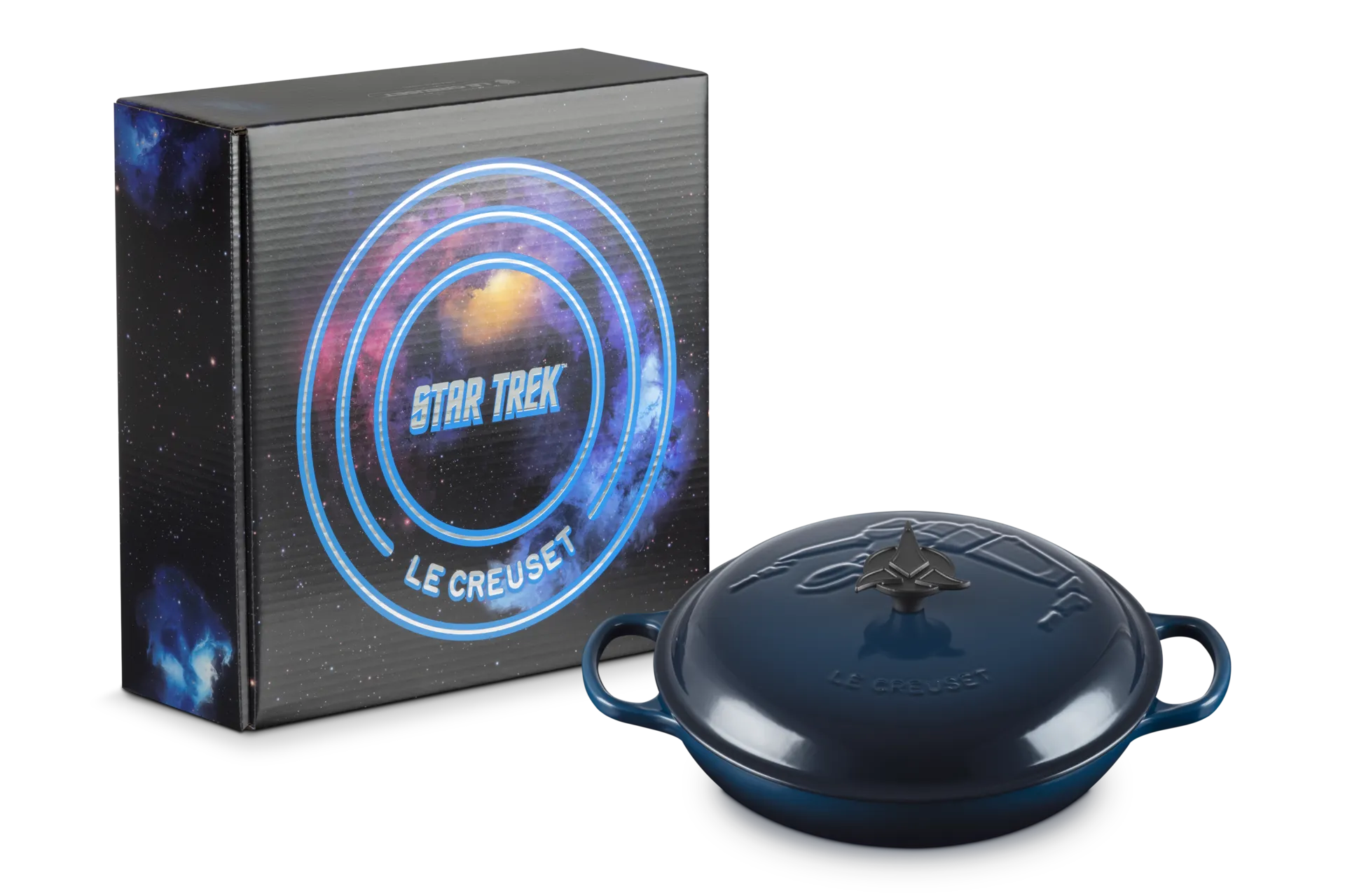 Star Trek Klingon Shallow Casserole with Klingon Trefoil Knob product