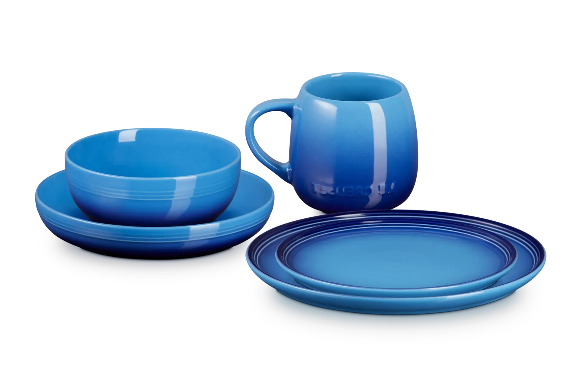 Stoneware Coupe 5-Piece Dinnerware Set by Le Creuset