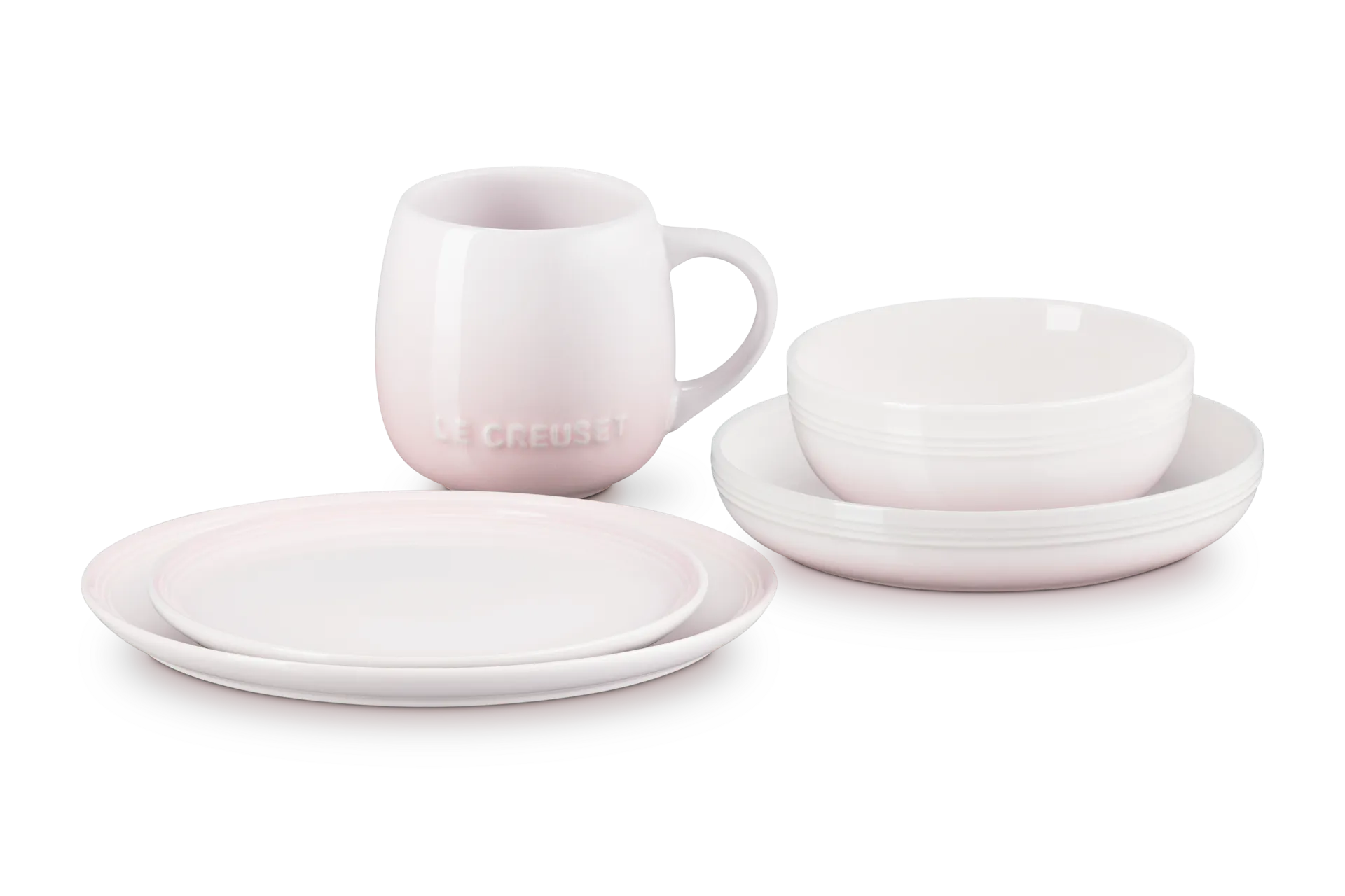 Stoneware Coupe 5-Piece Dinnerware Set by Le Creuset