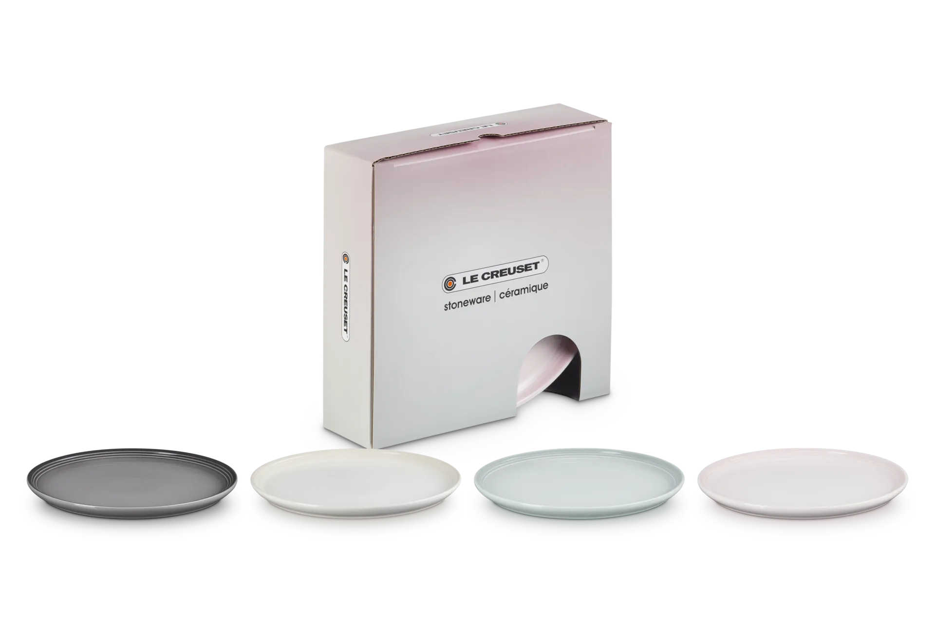 Stoneware Coupe Side Plates Set of 4 by Le Creuset