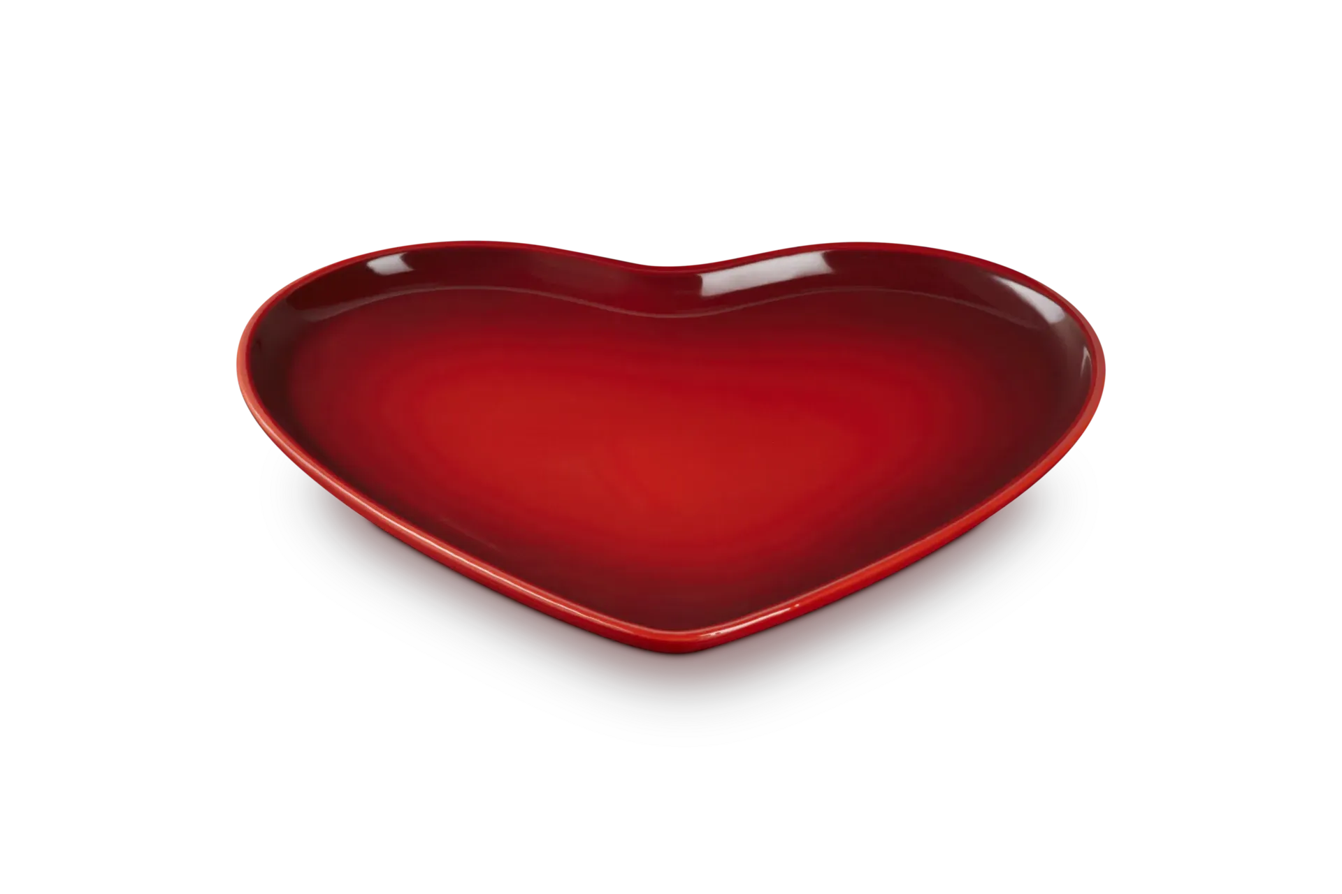 Stoneware Heart-Shaped Serving Platter by Le Creuset