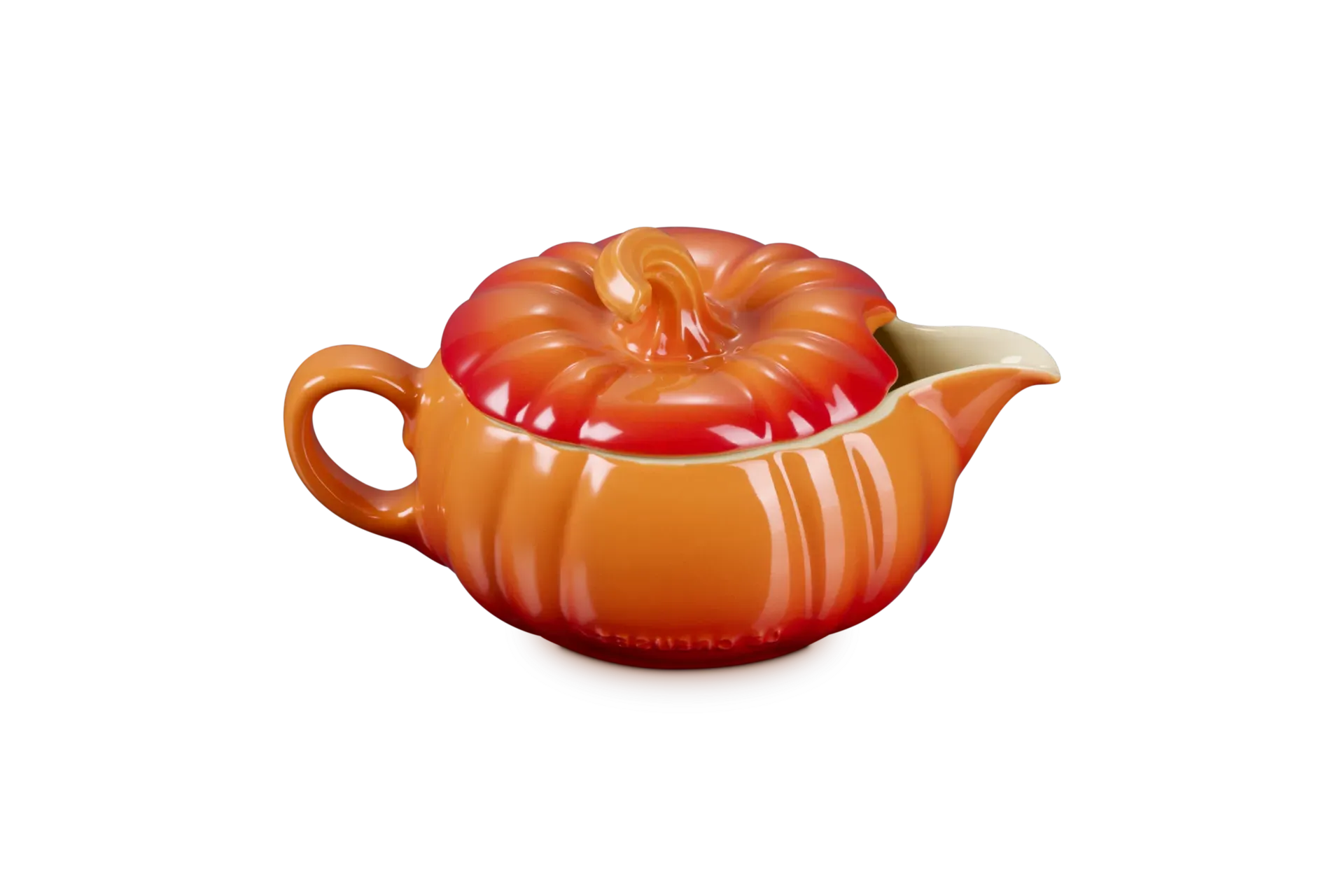 Stoneware Pumpkin Gravy Jug by Le Creuset