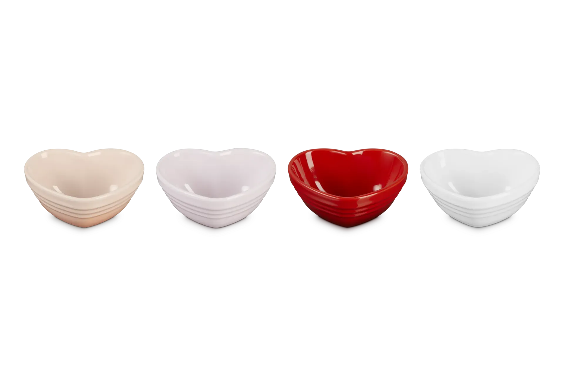 Stoneware Set of 4 Mini Heart Bowls product
