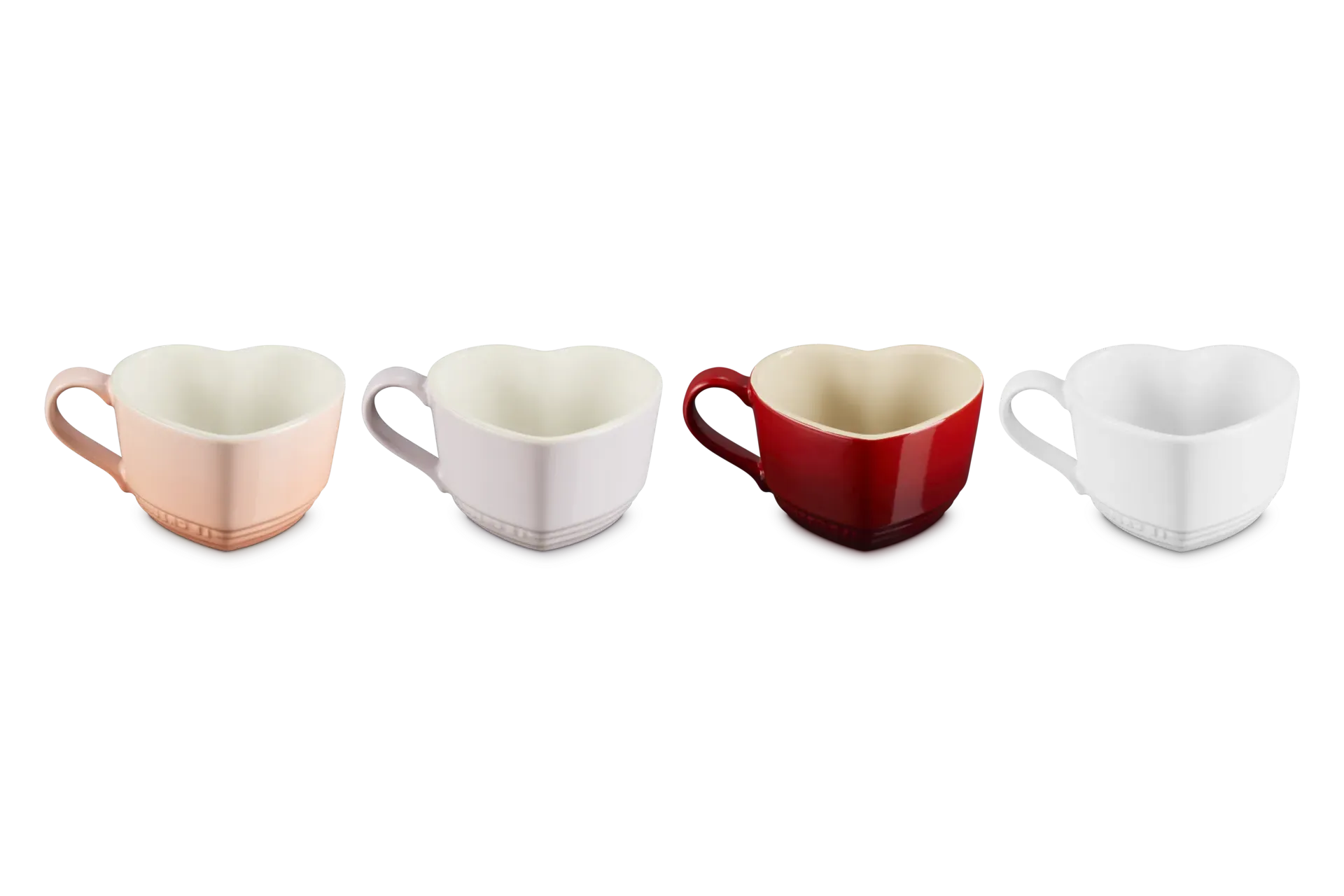 Stoneware Set of 4 Mini Heart Mugs product