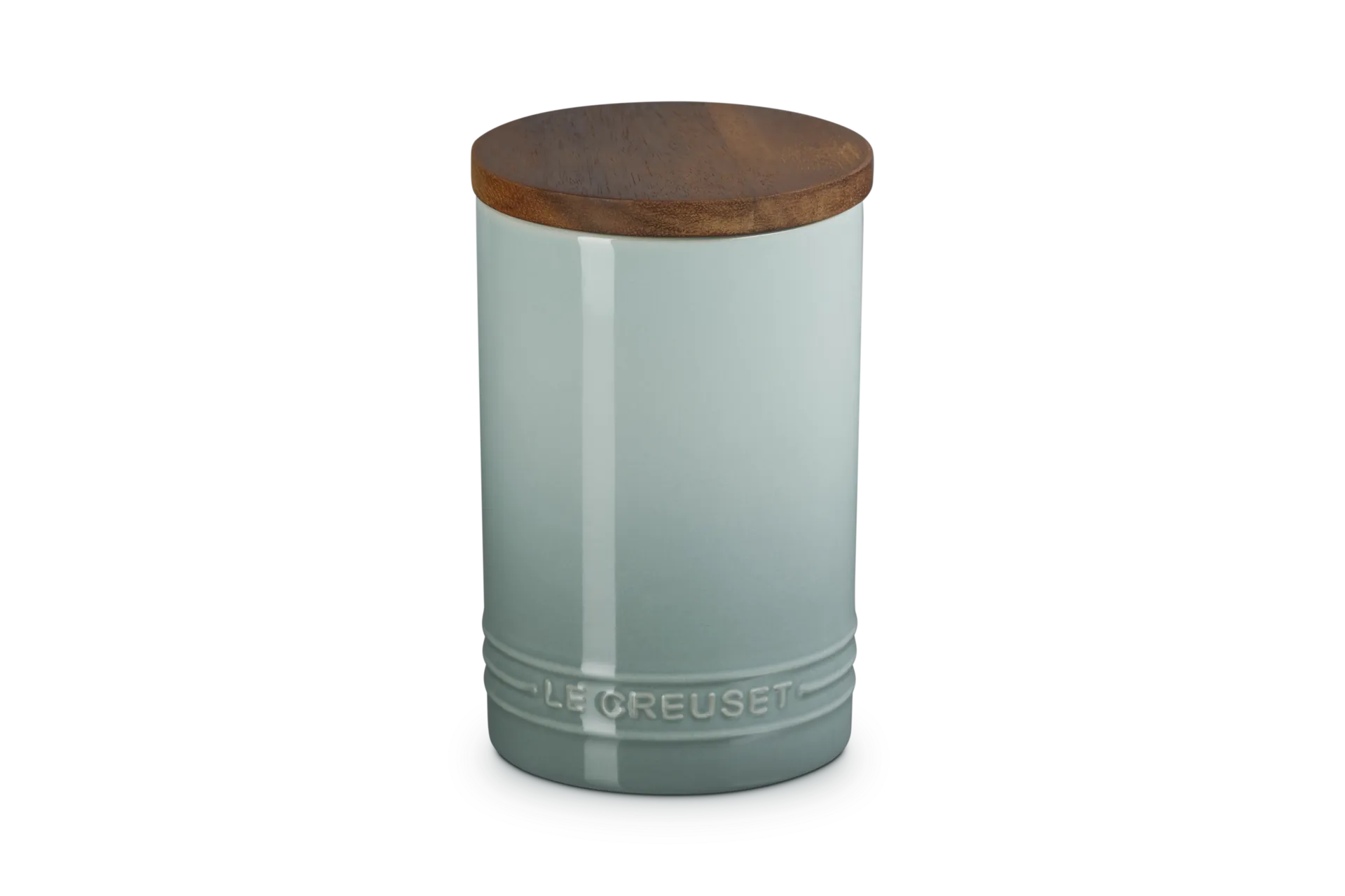 Stoneware Signature Storage Jar - Stoneware, Acacia by Le Creuset