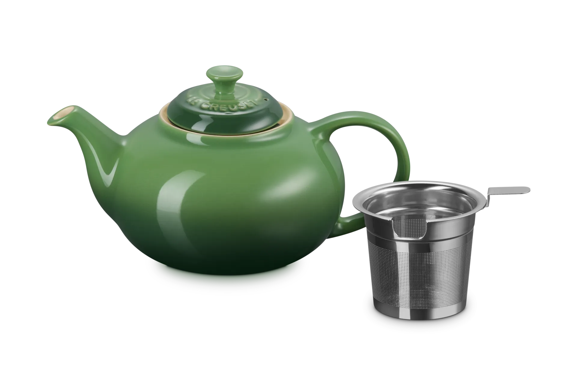 Stoneware Teapot with Stainless Steel Infuser by Le Creuset