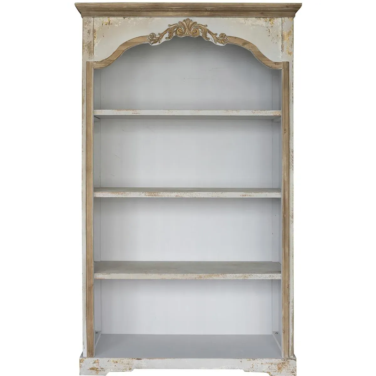 Anita Bookshelf - White/Beige, Firwood/MDF product