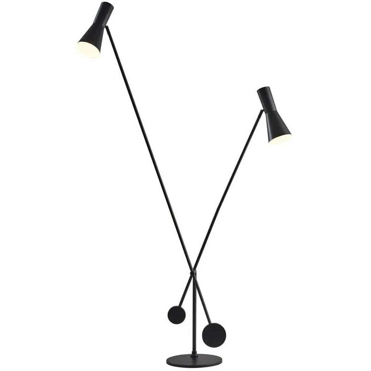 Bond ADS360 Floor Lamp with Touch Switch - Black, Metal product